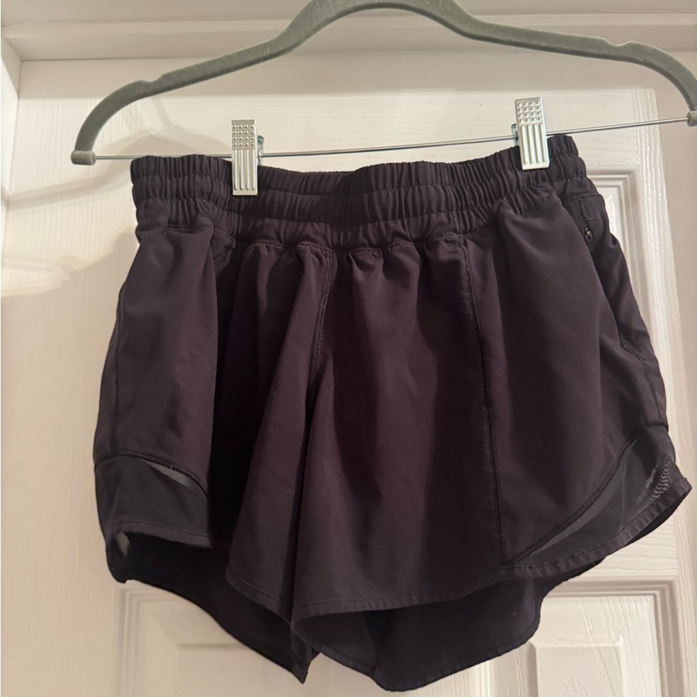lululemon athletica Black Athletic Shorts Lightweight Elastic Waist
